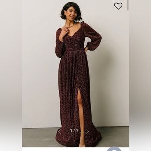 Erendale Shimmer Maxi Gown- L